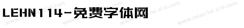 LEHN114字体转换