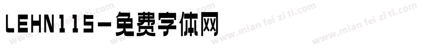 LEHN115字体转换