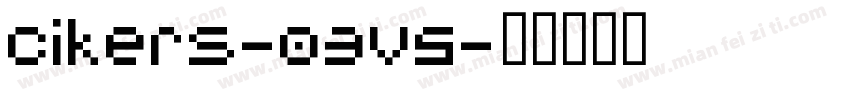 cikers-03v5字体转换