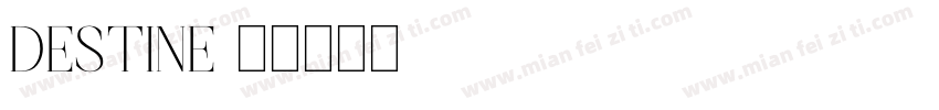 DESTINE字体转换