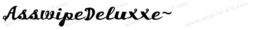 AsswipeDeluxxe字体转换