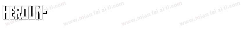 Heroun字体转换