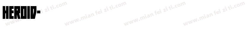 heroid字体转换