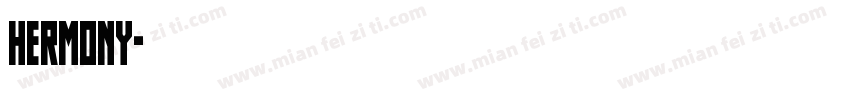 hermony字体转换