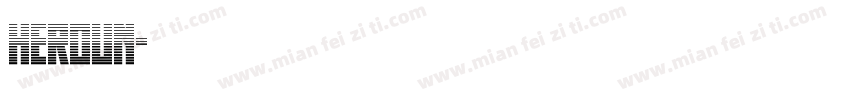 Heroun字体转换