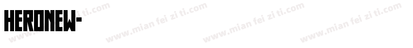 heronew字体转换
