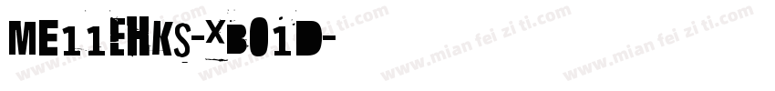 ME11eHKS-Xbo1d字体转换