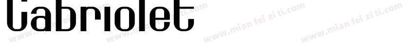Cabriolet字体转换