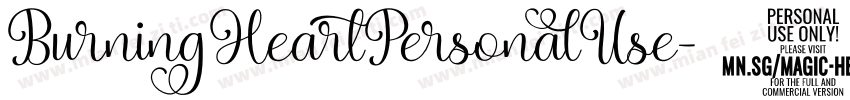 BurningHeartPersonalUse字体转换