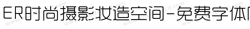 ER时尚摄影妆造空间字体转换
