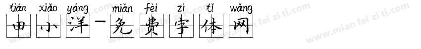 田小洋字体转换