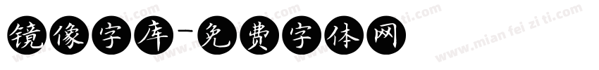 镜像字库字体转换