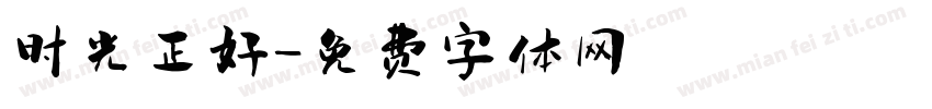 时光正好字体转换
