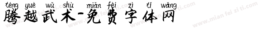 腾越武术字体转换