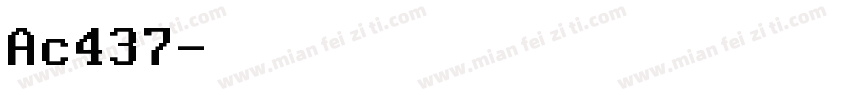Ac437字体转换