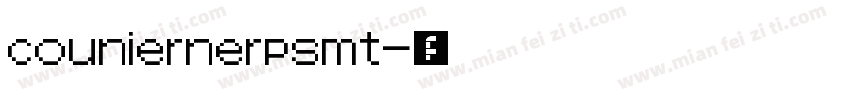 couniernerpsmt字体转换
