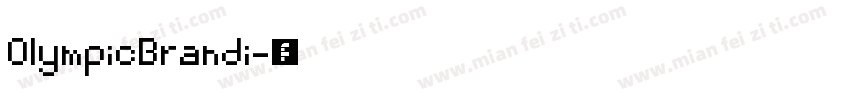 OlympicBrandi字体转换