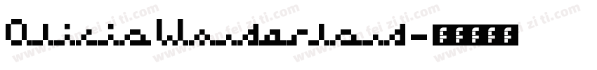 AliciaWonderland字体转换
