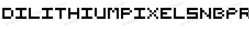 DilithiumPixelsNbpRegular-B5jd字体转换