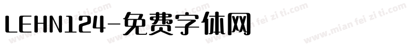 LEHN124字体转换