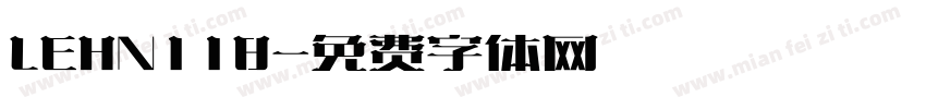 LEHN118字体转换