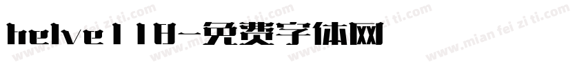 helve118字体转换