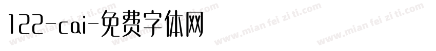 122-cai字体转换