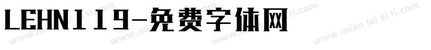 LEHN119字体转换