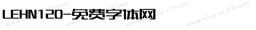 LEHN120字体转换