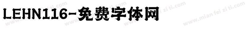 LEHN116字体转换