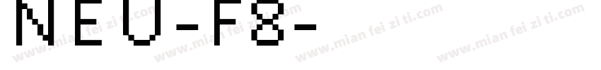 NEU-F8字体转换
