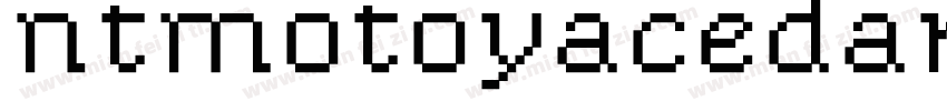 ntmotoyacedarstd-w8字体字体转换
