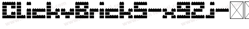 ClickyBricks-xgZj字体转换