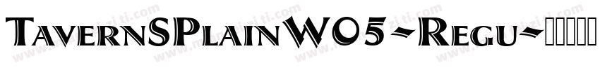 TavernSPlainW05-Regu字体转换