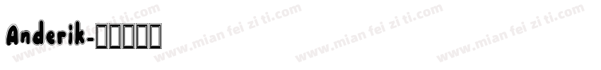 Anderik字体转换