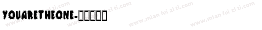 YOUARETHEONE字体转换