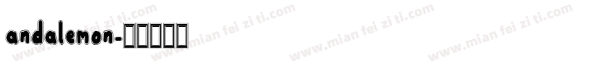 andalemon字体转换