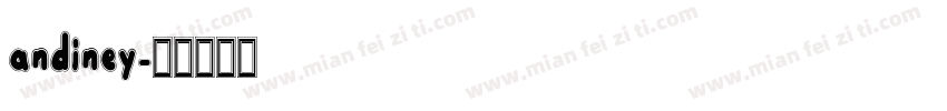 andiney字体转换