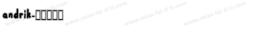 andrik字体转换