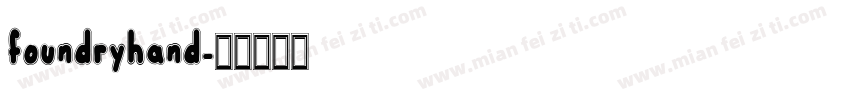 foundryhand字体转换