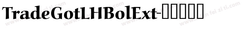 TradeGotLHBolExt字体转换