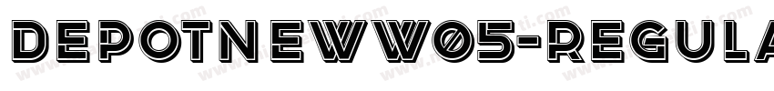 DepotNewW05-Regular字体转换