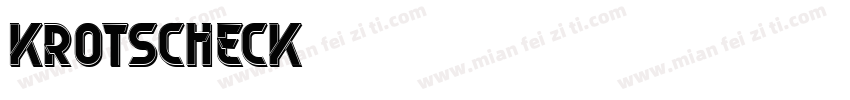 Krotscheck字体转换