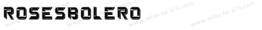 rosesbolero字体转换