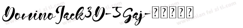 DominoJack3D-5Gaj字体转换