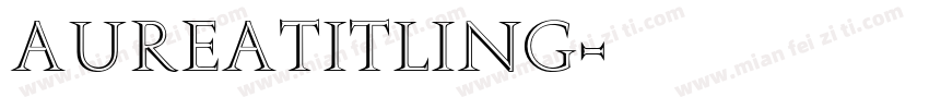 AureaTitling字体转换