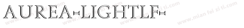 aurea-LightLf字体转换