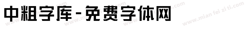 中粗字库字体转换