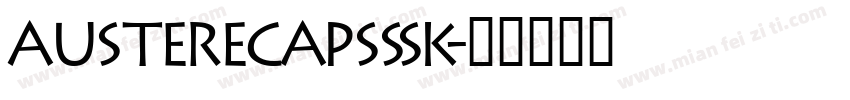 AustereCapsSSK字体转换