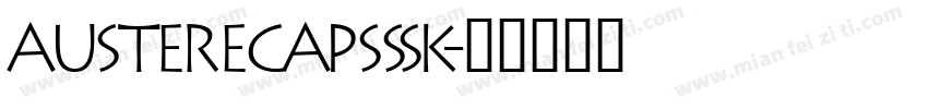 AustereCapsSSK字体转换